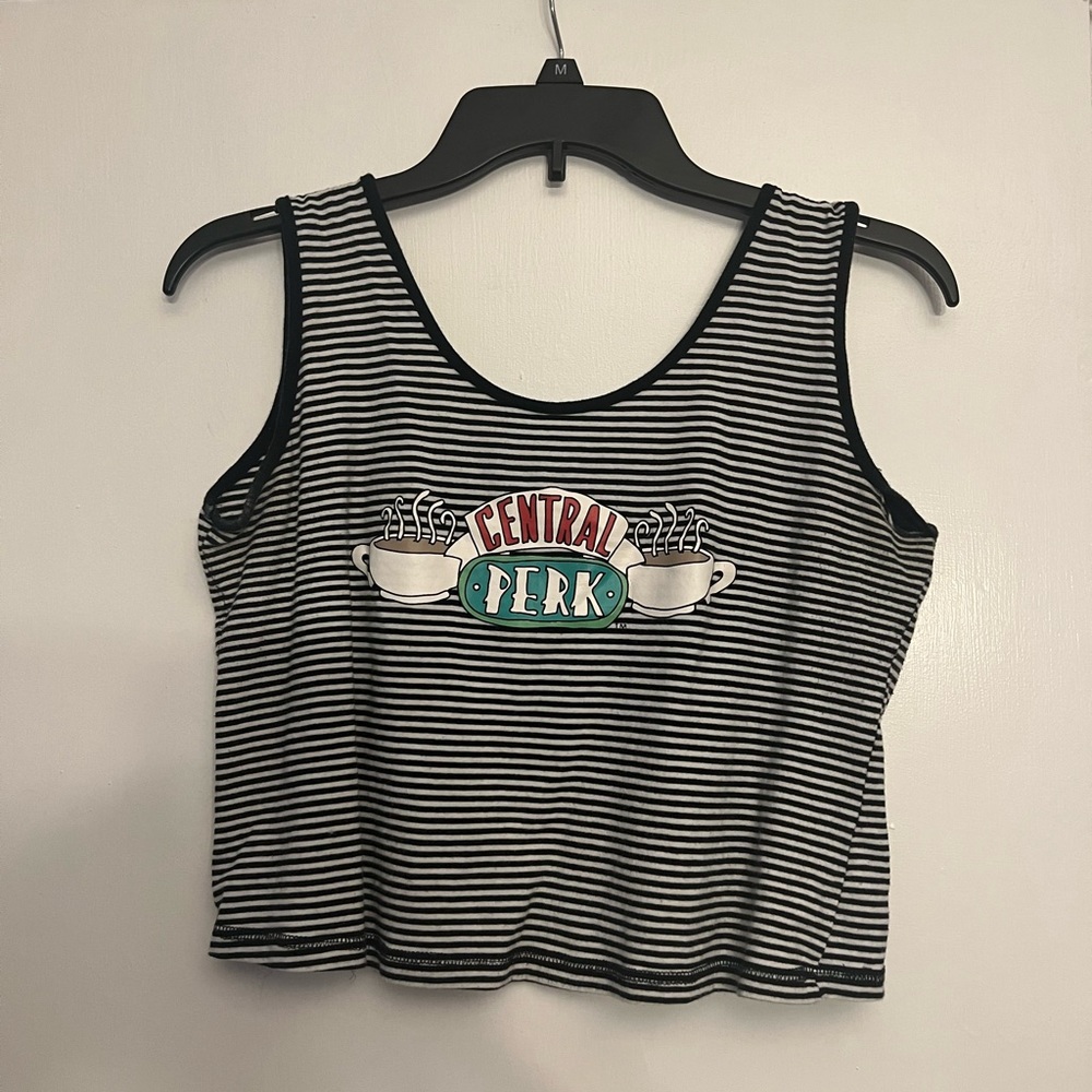 Central Perk Friends Cropped Tank Top